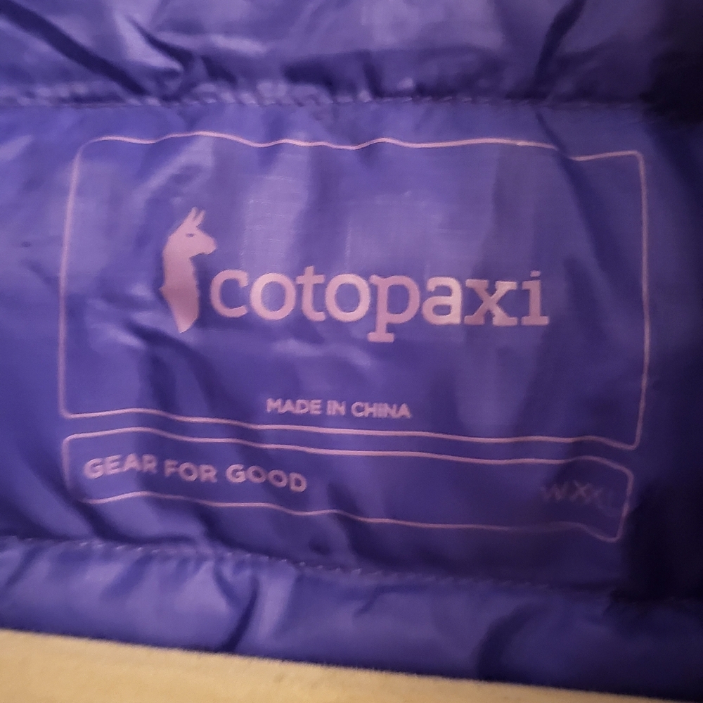 Cotopaxi NWT Fuego Down VEST WXL - Picture 8 of 9
